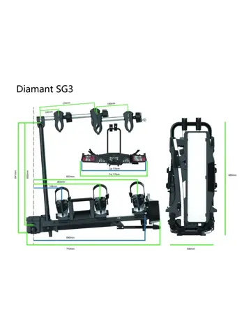 Pro-User fietsendrager Diamant SG3