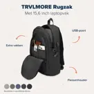 TRVLMORE Rugtas - 25L - 15,6 Inch