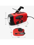 Opwindbare Noodradio met Powerbank 2000 mAh