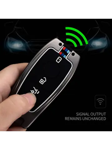 Metalen Sleutelhoesje voor Mercedes grijs B3