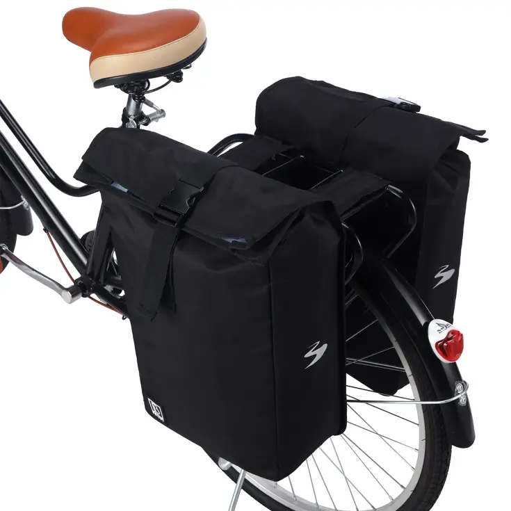 Fietstas Rolltop - Dubbel - Waterdicht
