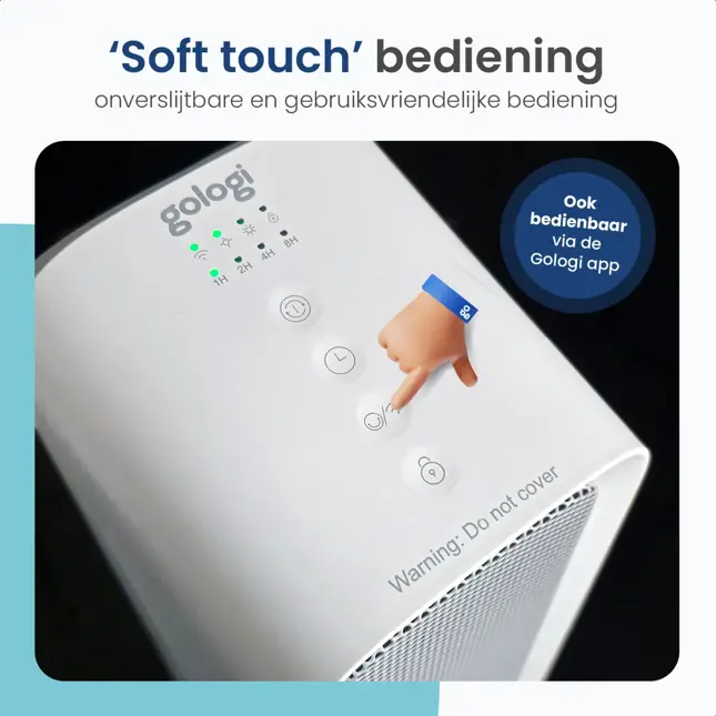 Ventilatorkachel met Thermostaat - 1500W