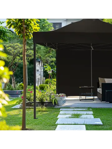 Partytent met Zijwanden – 3x3 m – Antraciet