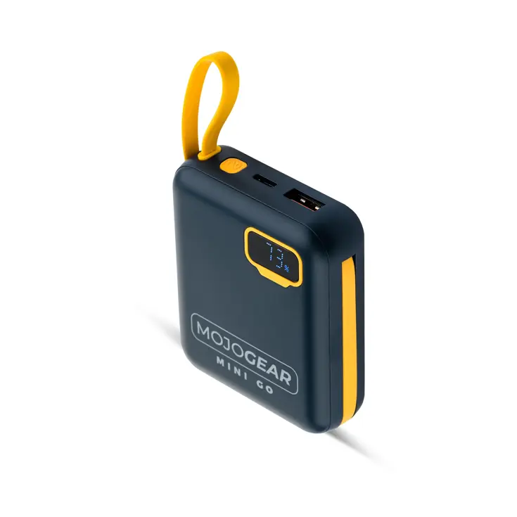 Powerbank 10.000 mAh met Kabels - Blauw