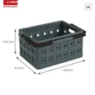 Square - Vouwkrat met handgreep/koeltas - 24L