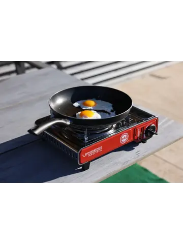 Deluxe Camping kooktoestel gas - 1-pits