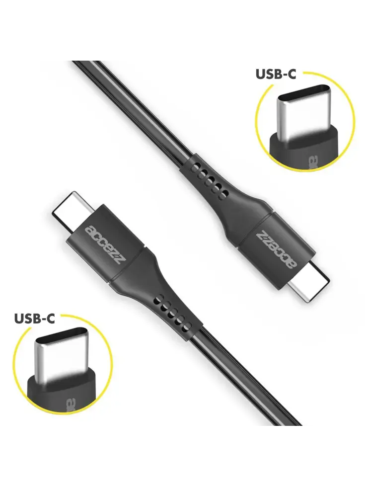 Accezz USB-C naar USB-C kabel 2 meter