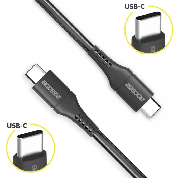 Accezz USB-C naar USB-C kabel 2 meter