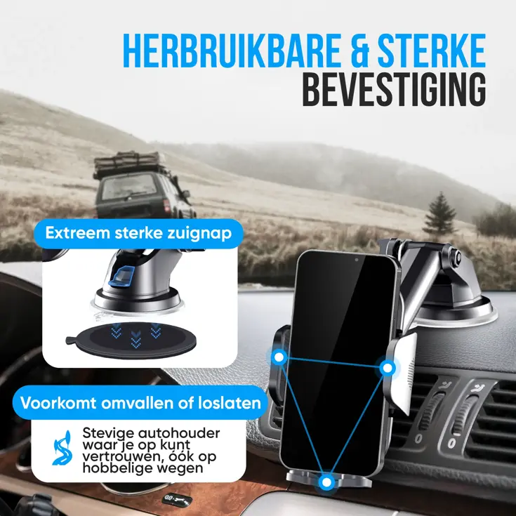 Telefoonhouder Auto - 360° Draaibaar