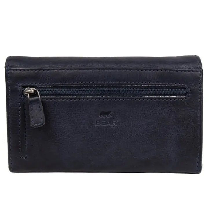 Sweety - XL portemonnee - Leer - Drukknoop