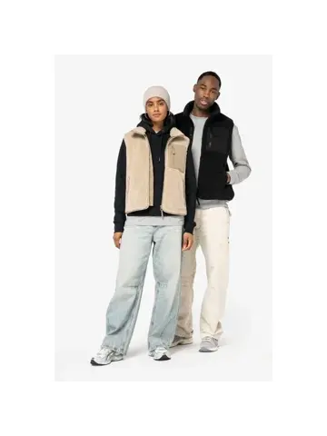 Sherpa Bodywarmer - Zwart - Unisex Bodywarmer