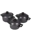 Pannenset Rondo 3-Delig Carbonstaal