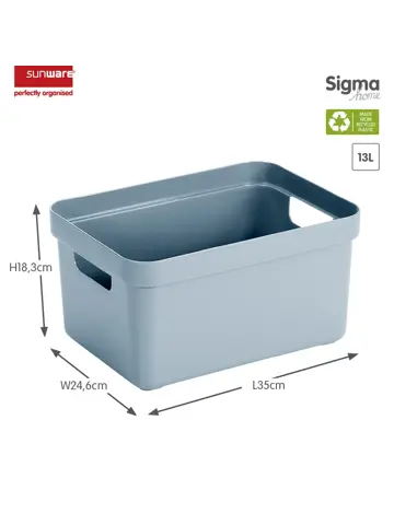 Sigma home - Opbergbox - 13L - 6-delig