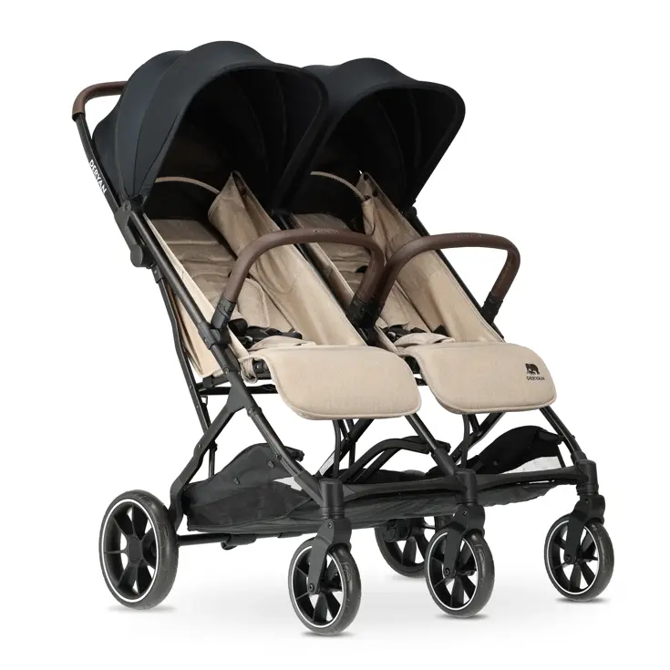 Luxe Rolo X2 XL Dubbele Buggy - Inklapbaar