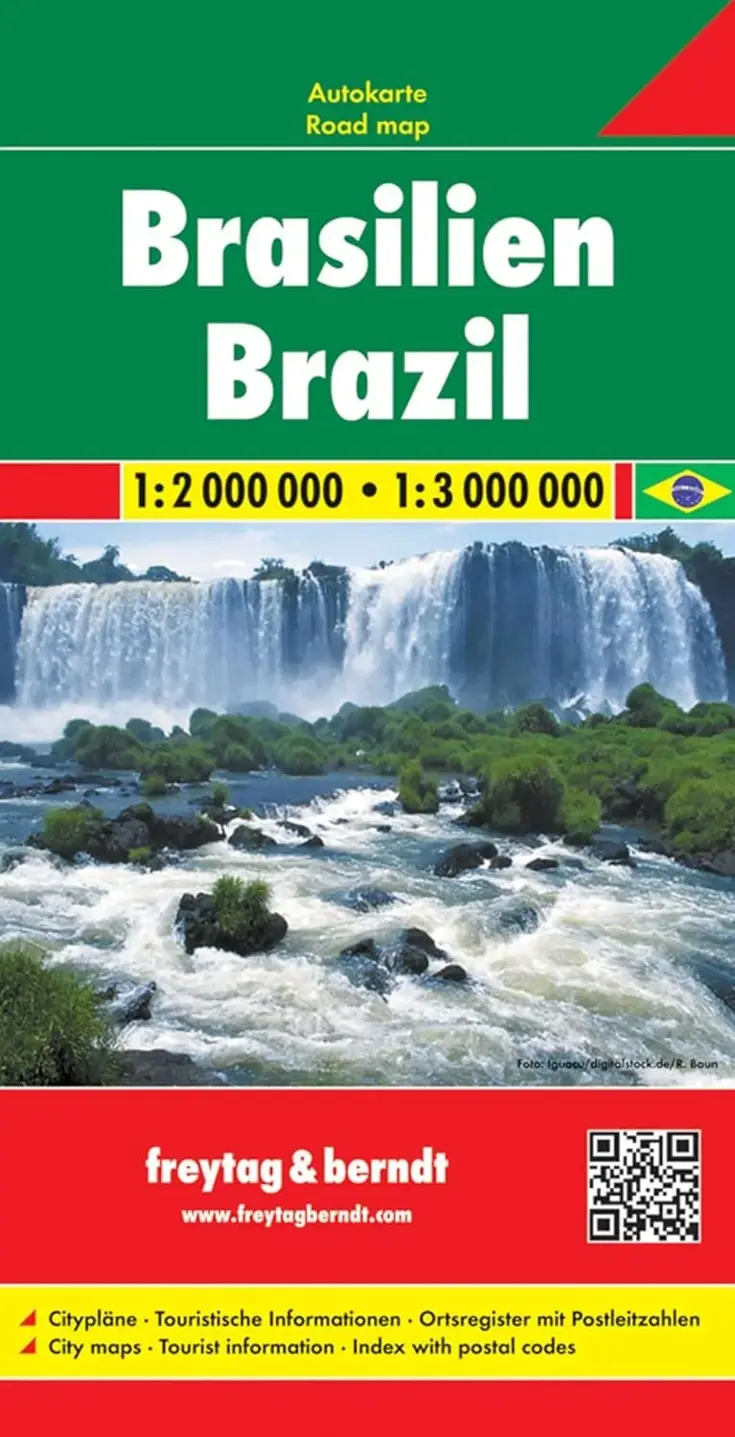 Wegenkaart Brazilië
