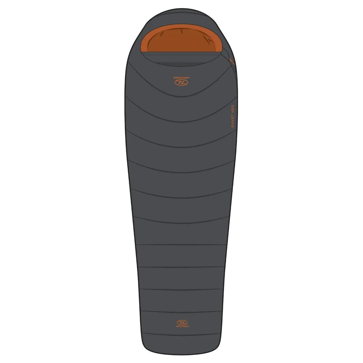 Highlander Outdoor  Highlander mummyslaapzak Rayet 450  Grijs main product image