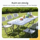 Goliving Inklapbare Tafel – 180 x70x74cm