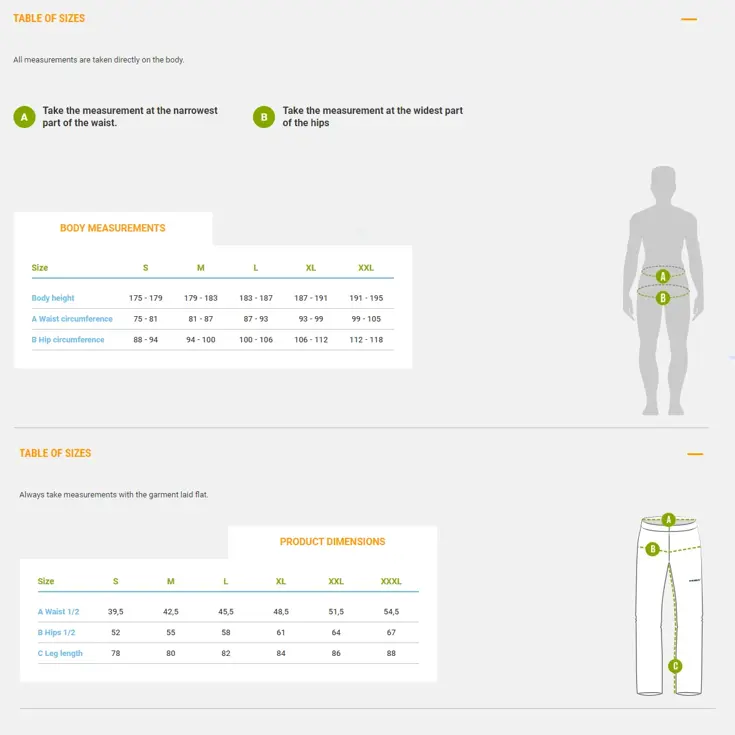Skibroek voor heren Gili
