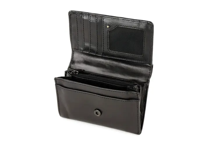 Croco - Portemonnee - Leer - Dames - 4 pasjes