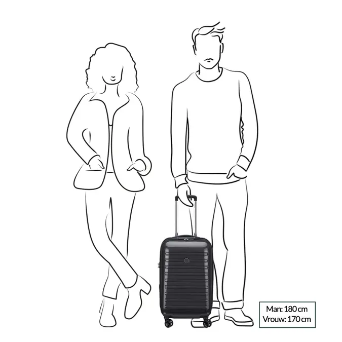 Delsey Segur koffer / 46 L