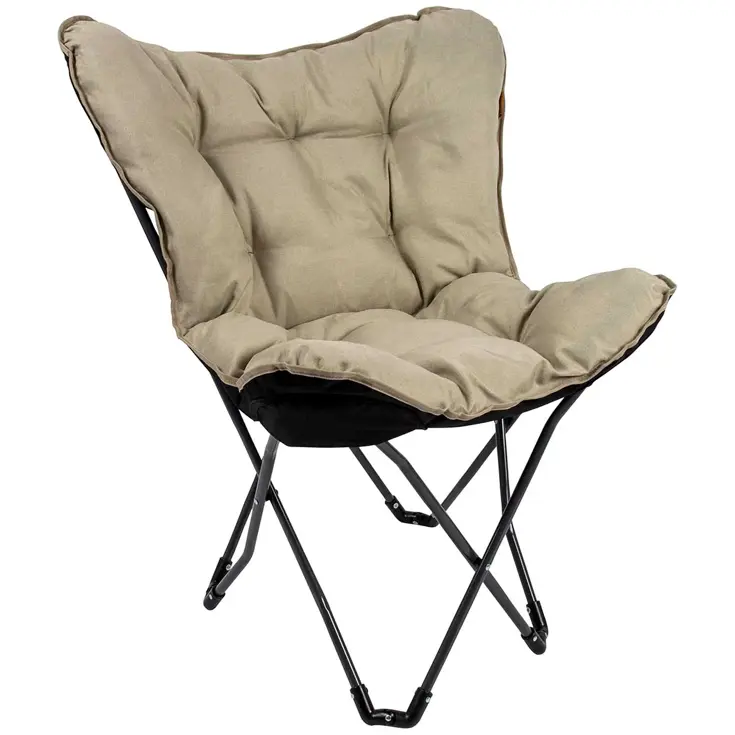 Bo-Camp Vlinderstoel Redbridge M Beige