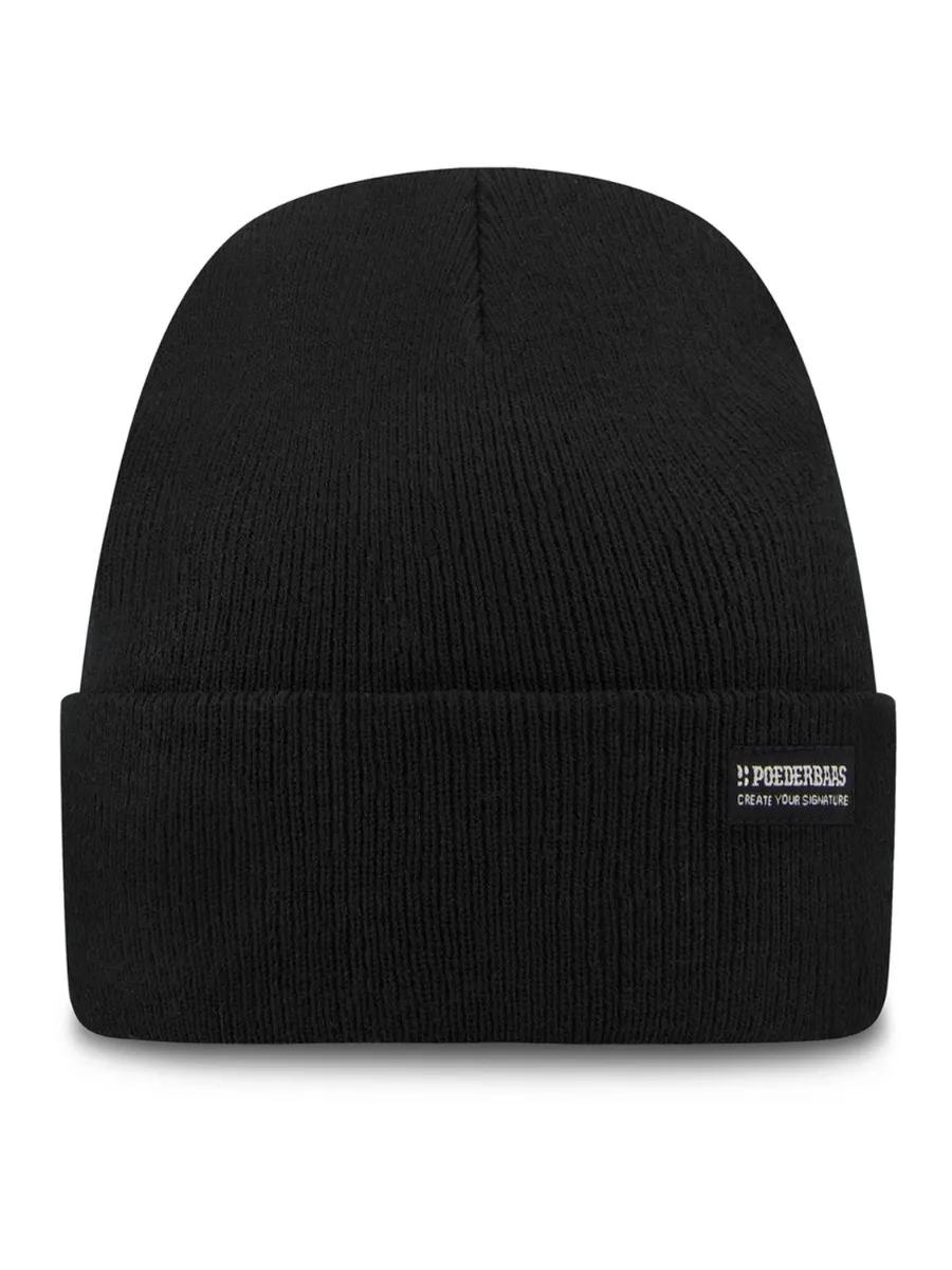 Poederbaas   Park Beanie Muts  Zwart