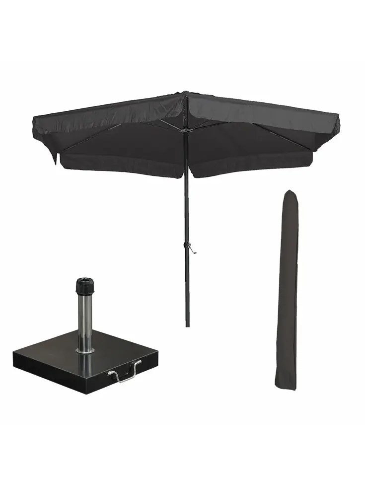 Delta Ø300 cm Stokparasol Garden Impressions