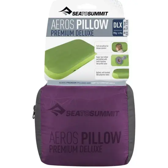 Aeros Premium Deluxe - Hoofdkussen Magenta