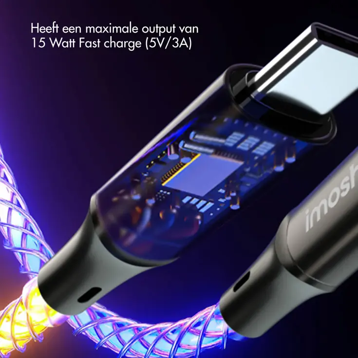 imoshion Lichtkabel 2m - USB-C naar USB-A