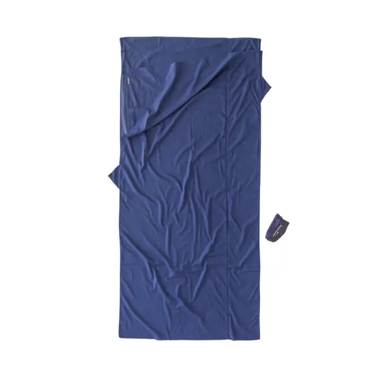 Cocoon Travelsheet XL 100 % Egyptisch Katoen Blauw