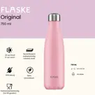 FLASKE 750 ml RVS Drinkfles