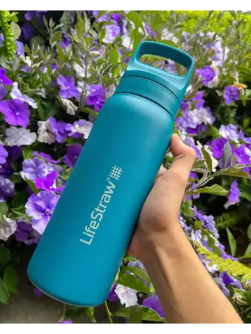 Lifestraw Go - RVS Waterfles 1L - Laguna