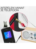 FM radio AUX input Retro design