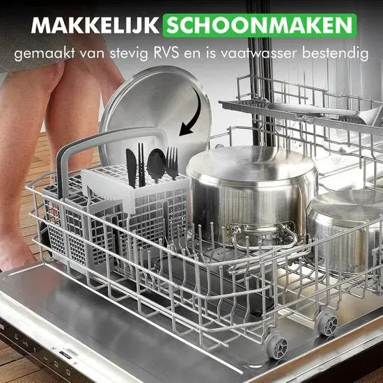 Reisbestek – 5 -Delige Bestekset met Etui