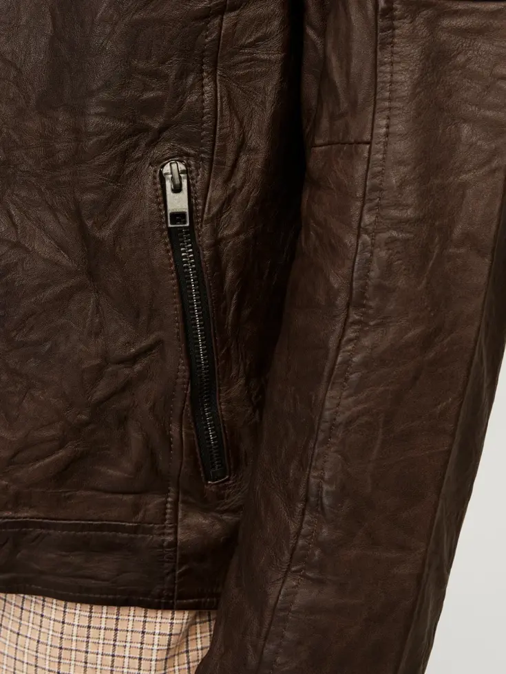 Heren Richard Leather Jacket
