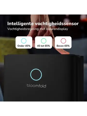 Vivid Zwart Luchtontvochtiger 12L per dag