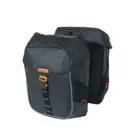 Basil dubbel Miles Tarpaulin zwart oranje 34L