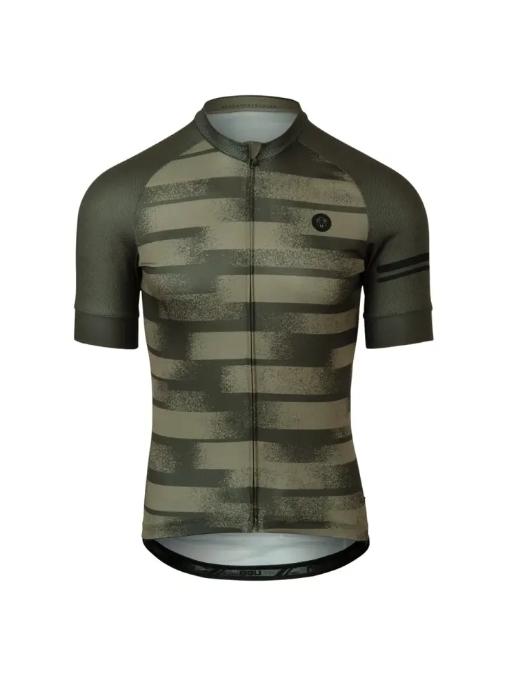 Grainy Stripe Fietsshirt Essential Heren