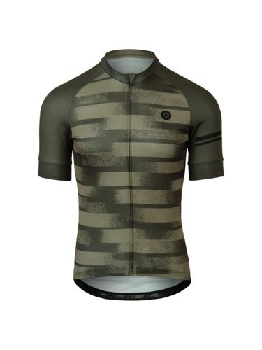 Grainy Stripe Fietsshirt Essential Heren