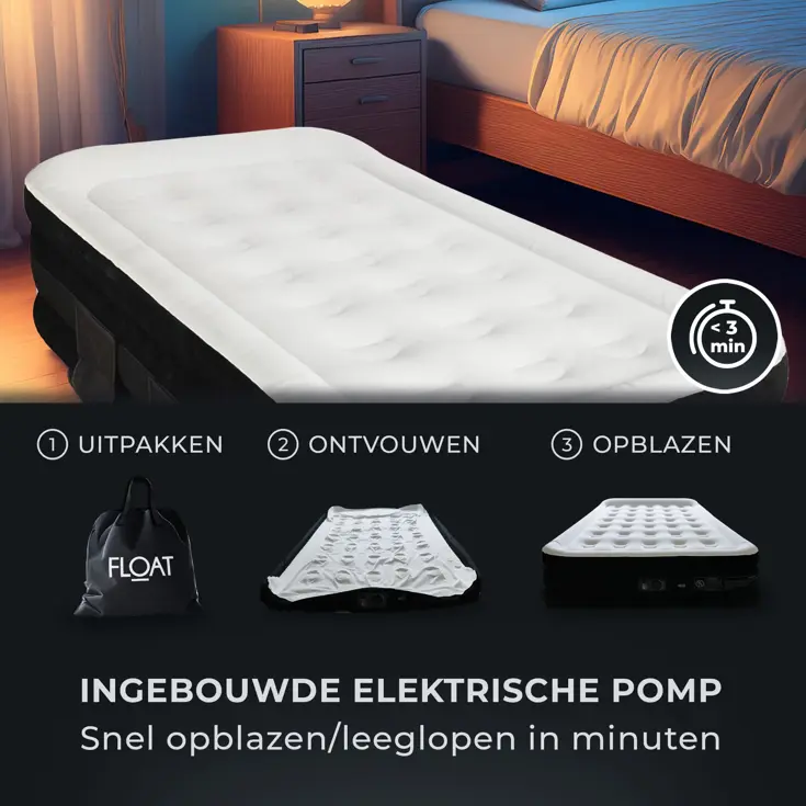 FLOAT Eenpersoons luchtbed - VersaVento