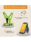 Hardloopvest oplaadbaar + Sportarmband