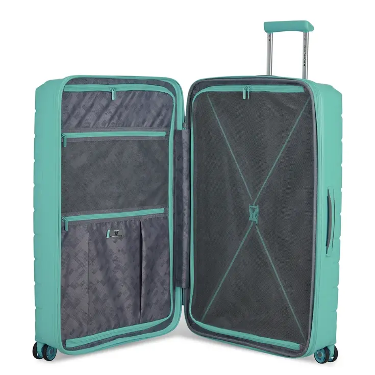 Roncato B-Flying expandable trolley 78 Groen