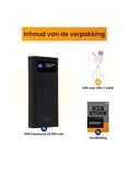 Powerbank 20000 mAh Snellader & LED Display