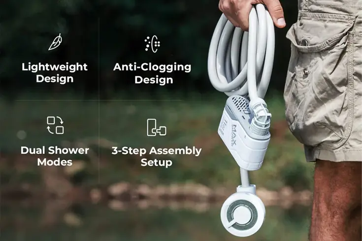 Flextail - Max Shower - Kampeerdouche