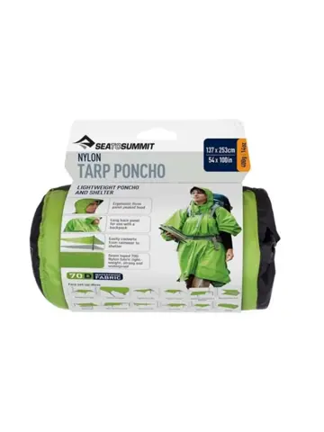 Sea to Summit Tarp Poncho 2-in-1 Groen