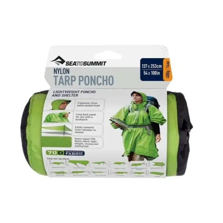 Sea to Summit Tarp Poncho 2-in-1 Groen