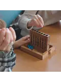 Vier op een Rij – Houten Bordspel