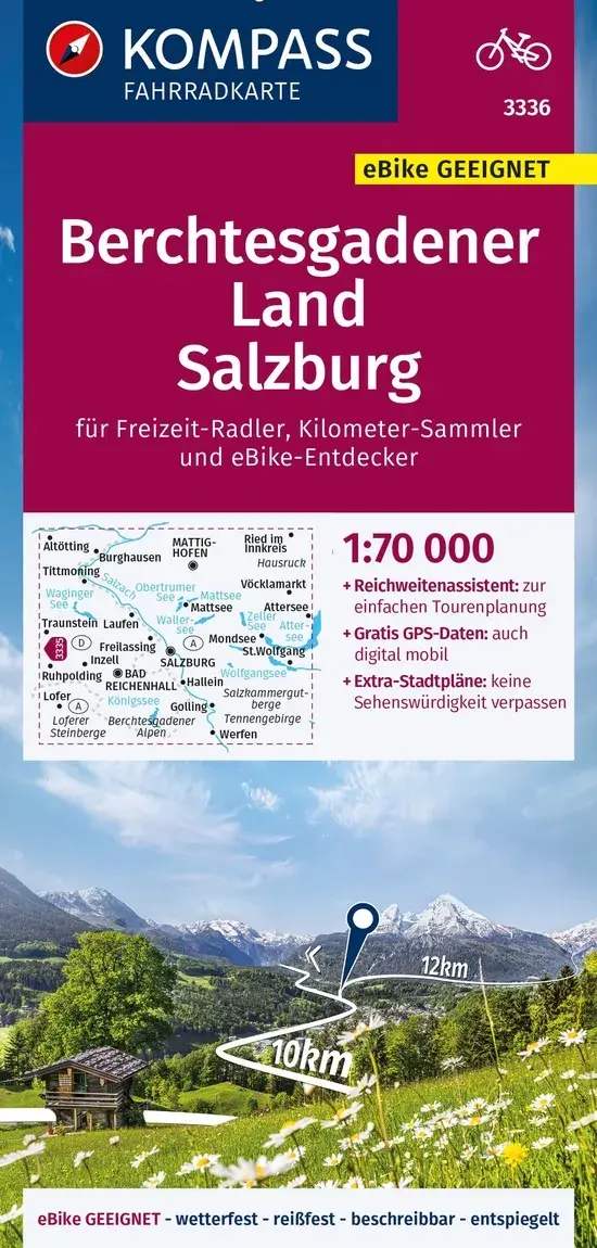 Fietskaart FK 3336 Berchtesgadener Land