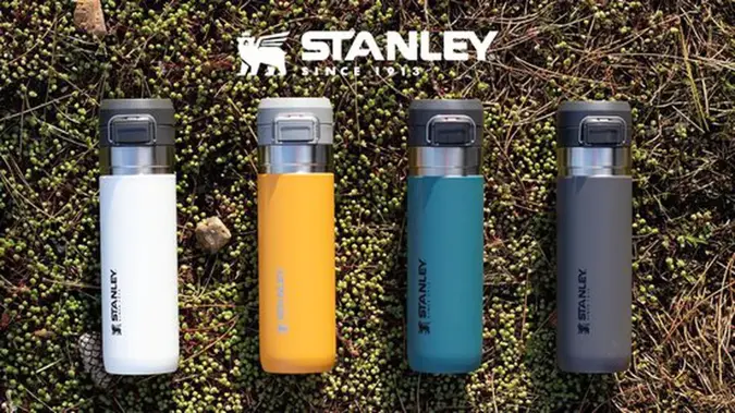 Stanley Quick Flip Thermosfles Saffraan 0.47L