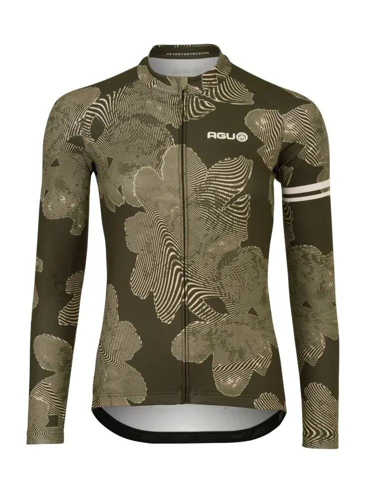 Striped Flower - Fietsshirt dames
